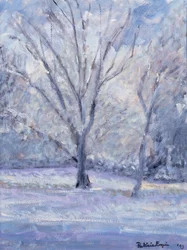 Sneeuwtafereel